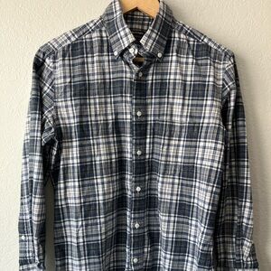 INDOCHINO Men’s Medium? 100% Cotton Butto Shirt Plaid